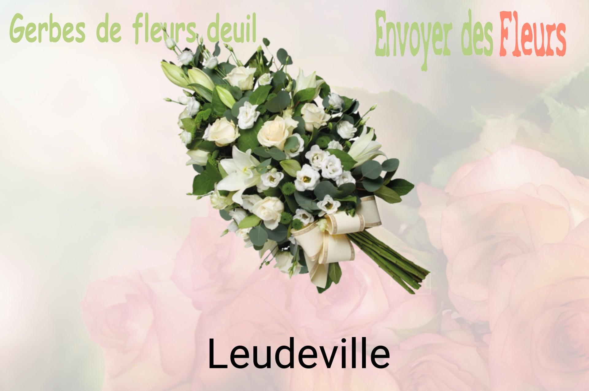 Gerbe de fleurs de deuil livrée à Leudeville